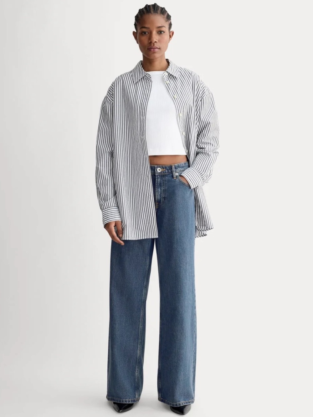 Everlane The Low Key Jeans in Medium Blue 30